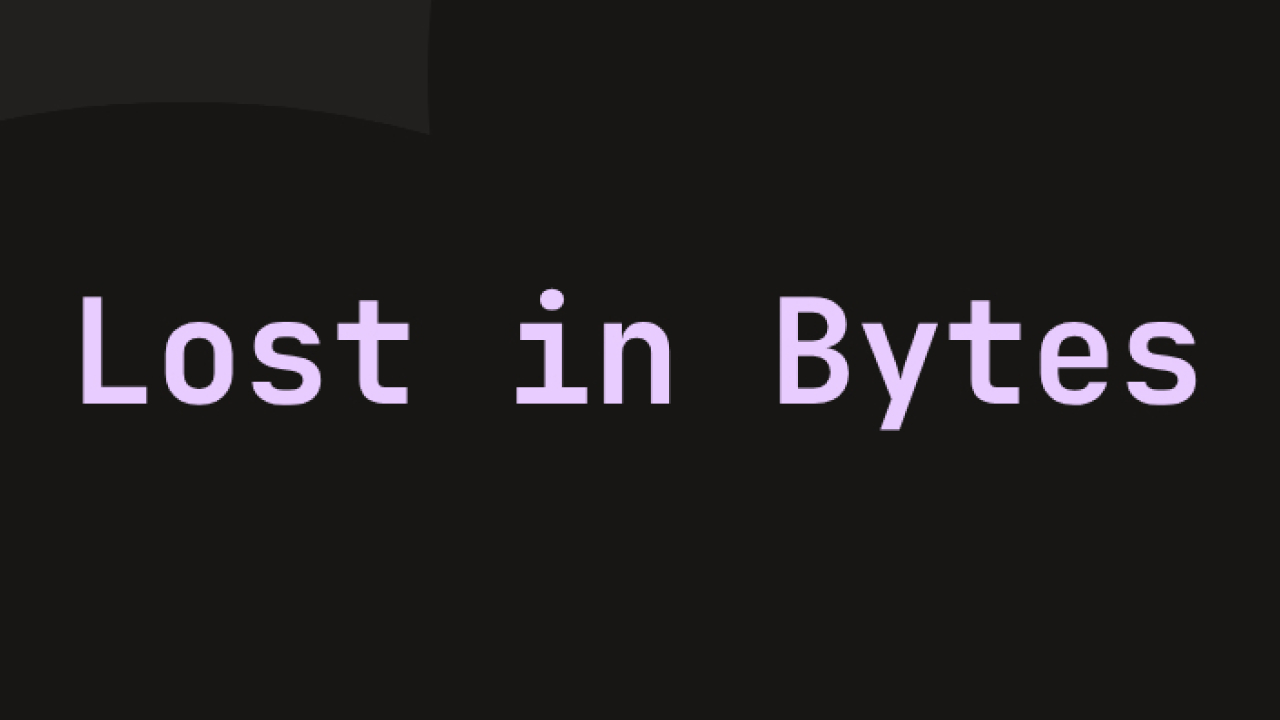 Lost in Bytes